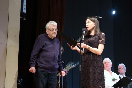 Dolgoletni zborovodja Dimitrij Grlj